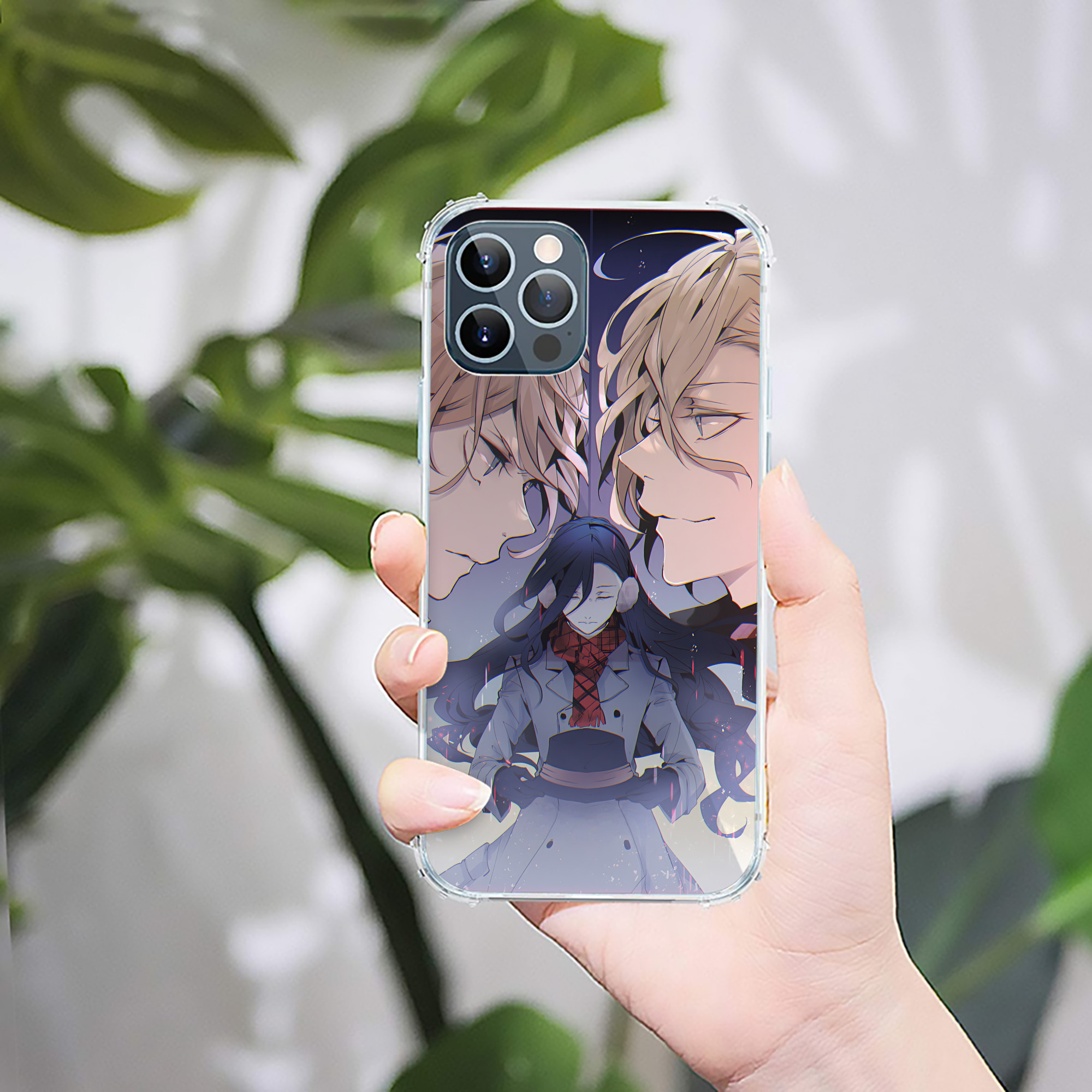 （画像用） 文豪ストレイドッグス Bungo Stray Dogs 【iPhone 12シリーズ対応】透明スマホケース（クリアソフトケース）